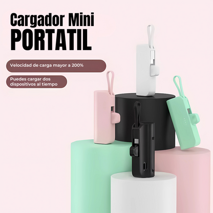 MINI POWER BANK 22.5 W – Carga rápida al instante, sin cables ni enredos