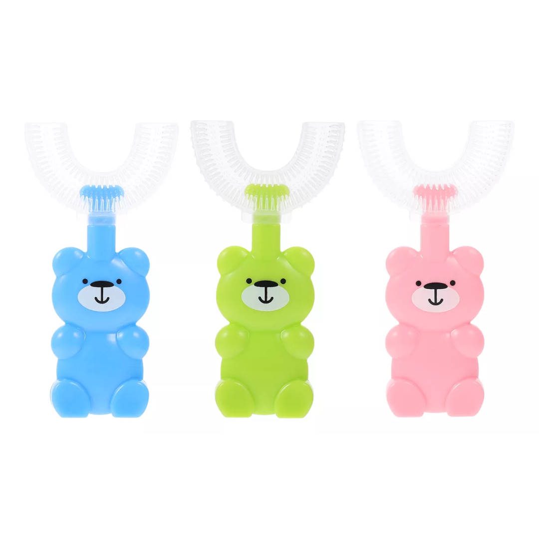 Cepillo para bebés MagicBrush U - Limpieza mágica en cada mordida, sin peleas ni enredos.