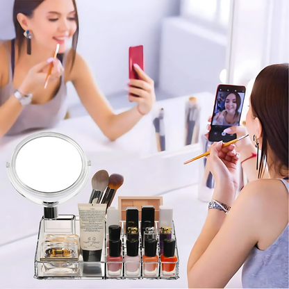 Cosmetiquera BeautyStack - Tu universo de belleza, perfectamente organizado.