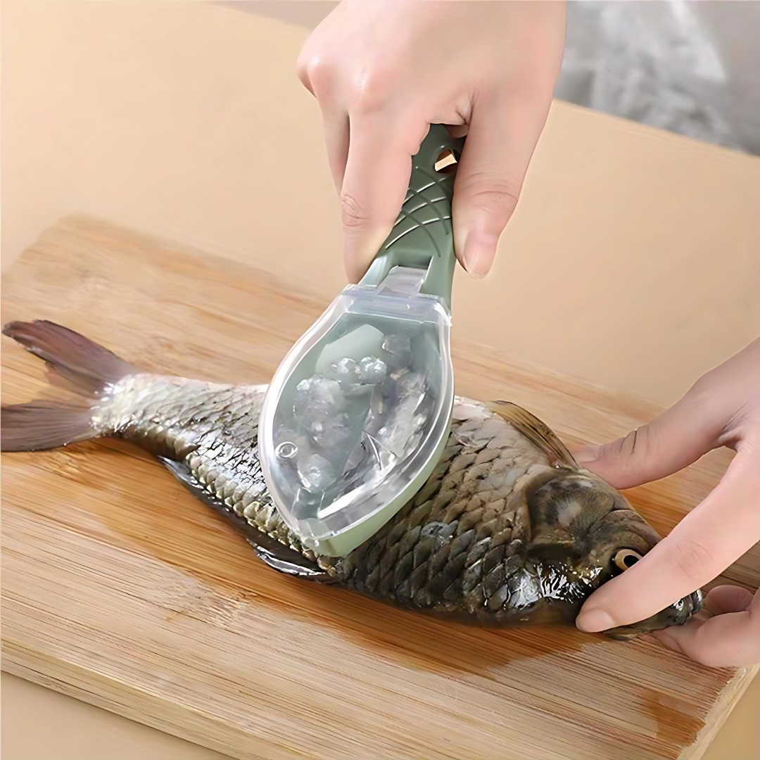 DESCAMADOR DE PESCADO (PACK x2) – Limpieza rápida, sin desorden y cocina más práctica