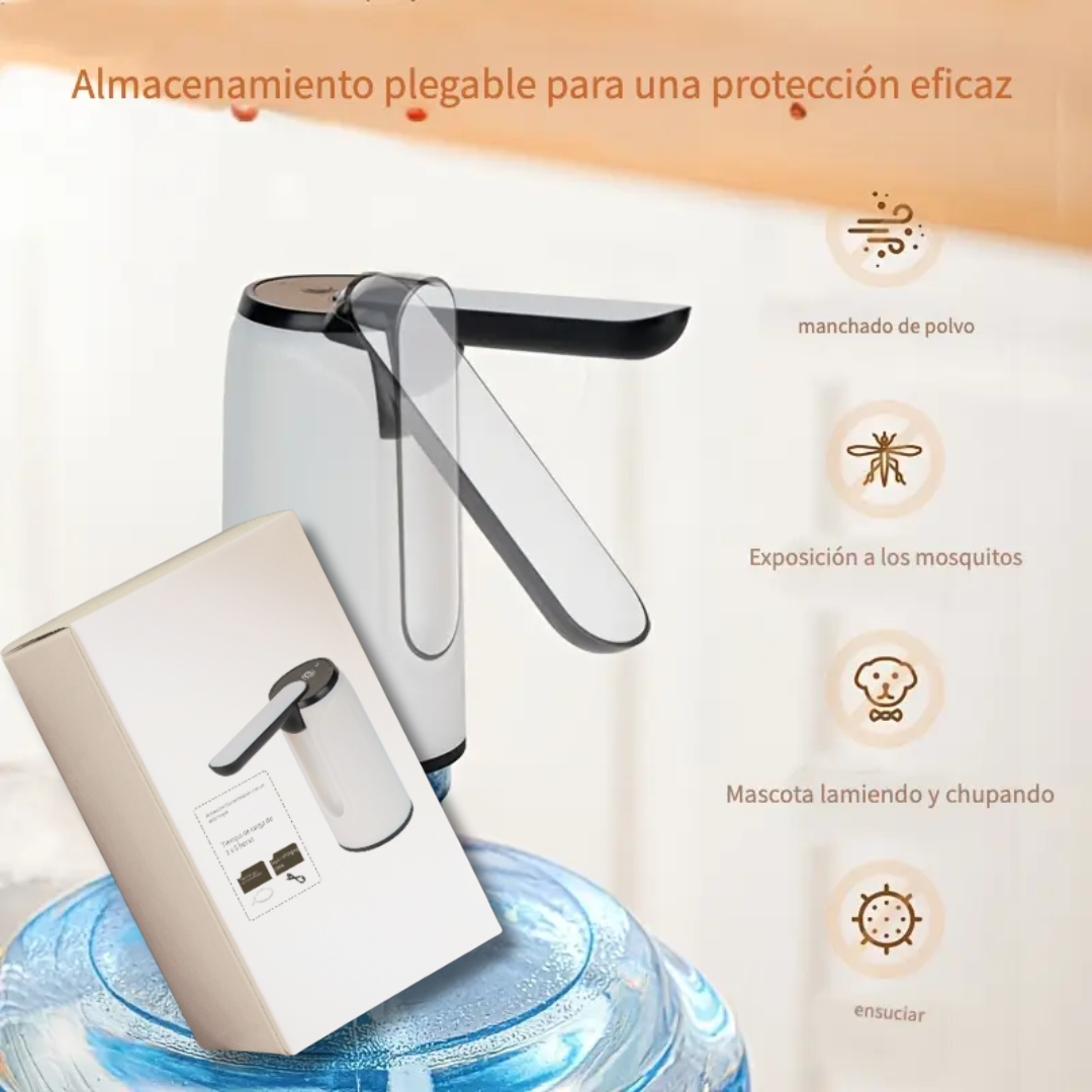 DISPENSADOR DE AGUA AUTOMÁTICO – Presiona, bebe y disfruta sin complicaciones