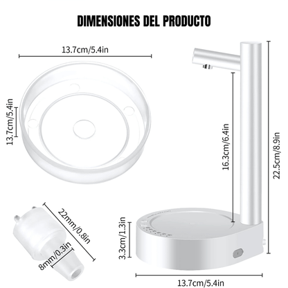 Dispensador DeskFlow - Disfruta de agua fresca y accesible directamente en tu escritorio.