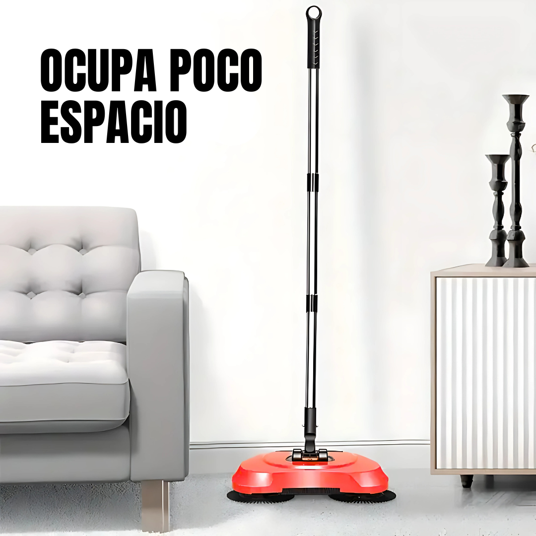 BARREDORA 3 EN 1 - Limpieza sin esfuerzo: olvídate de agacharte y recoge todo en una pasada
