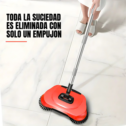 BARREDORA 3 EN 1 - Limpieza sin esfuerzo: olvídate de agacharte y recoge todo en una pasada