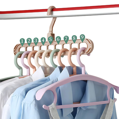 Percha HangMaster (Paquete x5 Unds.) - Menos caos, más claridad: la solución inteligente para tu ropa.