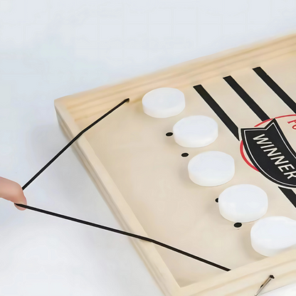 HOCKEY DE MESA: DILE ADIOS A LAS FIESTAS ABURRIDAS - Desliza, apunta y gana: lleva la emoción del hockey a tu casa.