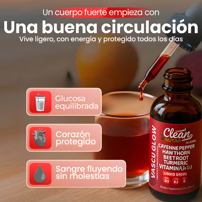 VASCU GLOW – Circulación activa, apoyo vascular y bienestar diario desde el interior