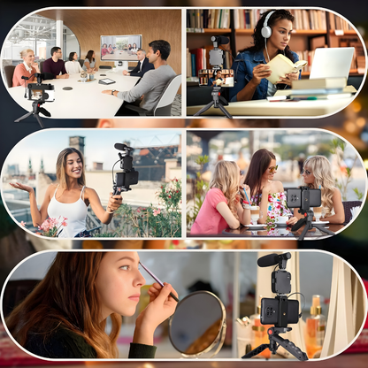 KIT CREACIÓN DE CONTENIDO – Producciones más profesionales, mejor imagen y audio en cualquier lugar