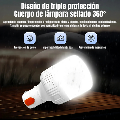 Bombilla LED Recargable VoltGlow - Luz potente y recargable para cada momento.