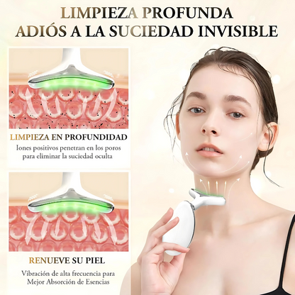 Masajeador Antiarrugas GlowLift™ - Tu aliado para una piel más suave, radiante y visiblemente rejuvenecida.