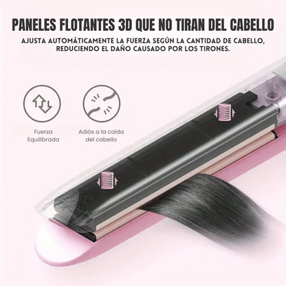 Plancha GlamFlex™ Mini – Para un peinado glamuroso y flexible en segundos.