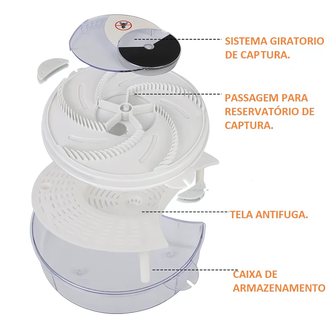MATA INSECTOS - Atrapa moscas sin ruido, sin químicos y sin complicaciones