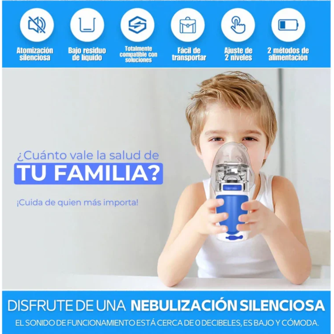 NEBULIZADOR MULTIUSO SMART – Defiende la salud de tu hijo, un respiro a la vez.