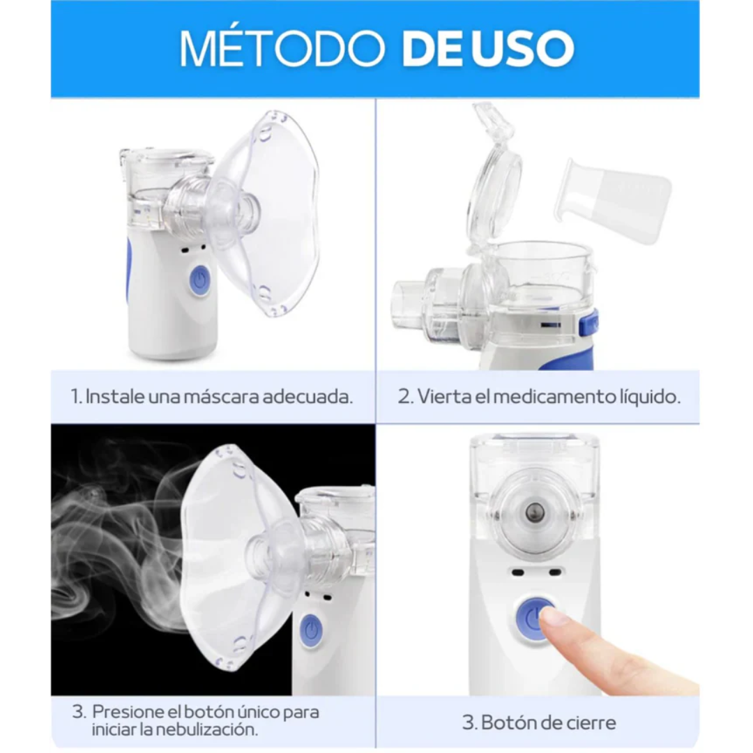 NEBULIZADOR MULTIUSO SMART – Defiende la salud de tu hijo, un respiro a la vez.