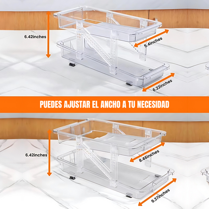 Organizador de Latas Plegable – Mantén tu refrigerador ordenado y aprovecha cada espacio