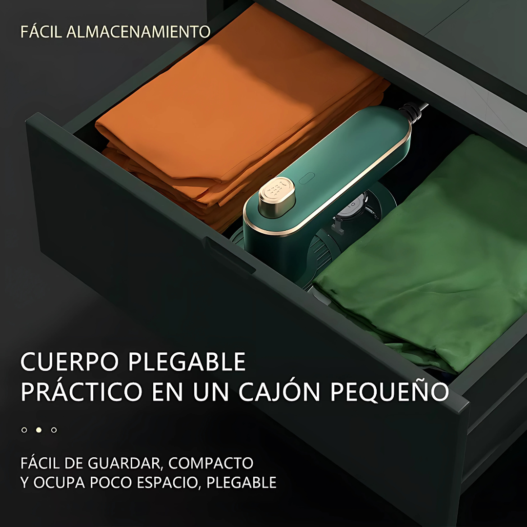 PLANCHA PORTÁTIL - Potencia de planchado profesional en la palma de tu mano.