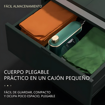 PLANCHA PORTÁTIL - Potencia de planchado profesional en la palma de tu mano.