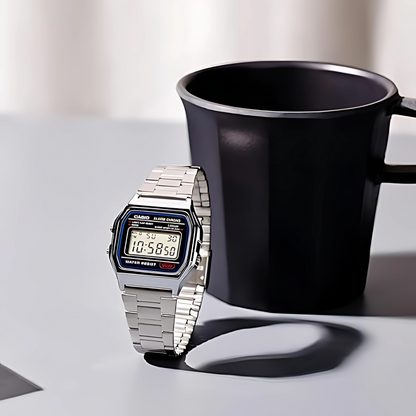RELOJ CASIO A158W – Estilo clásico con resistencia moderna