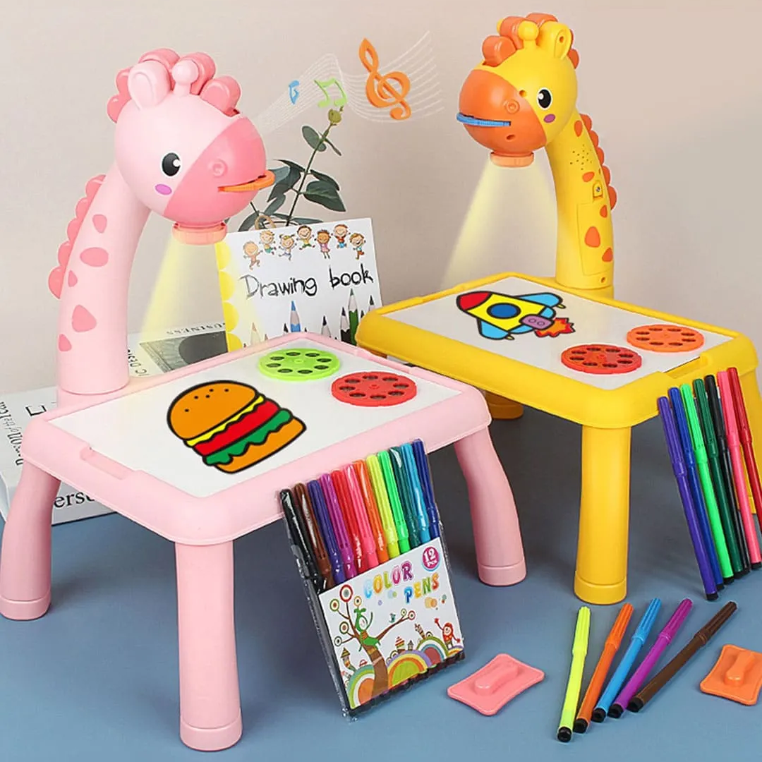 PROYECTOR PARA NIÑOS – Dibujo guiado, creatividad sin límites y aprendizaje divertido