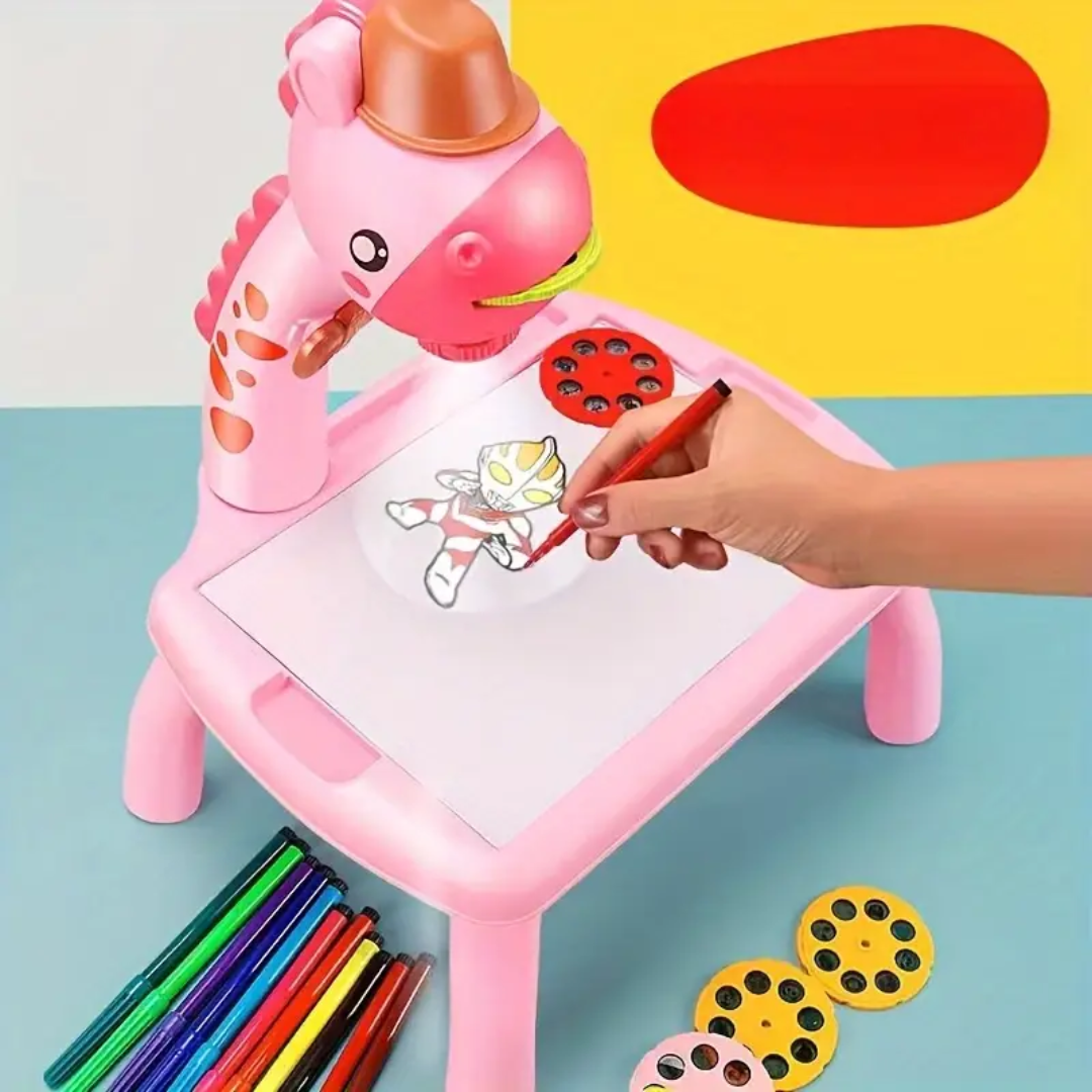 PROYECTOR PARA NIÑOS – Dibujo guiado, creatividad sin límites y aprendizaje divertido