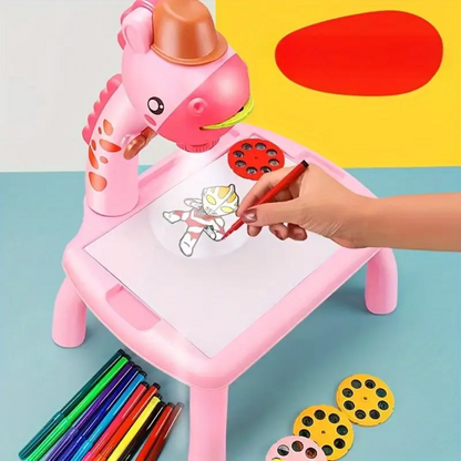 PROYECTOR PARA NIÑOS – Dibujo guiado, creatividad sin límites y aprendizaje divertido