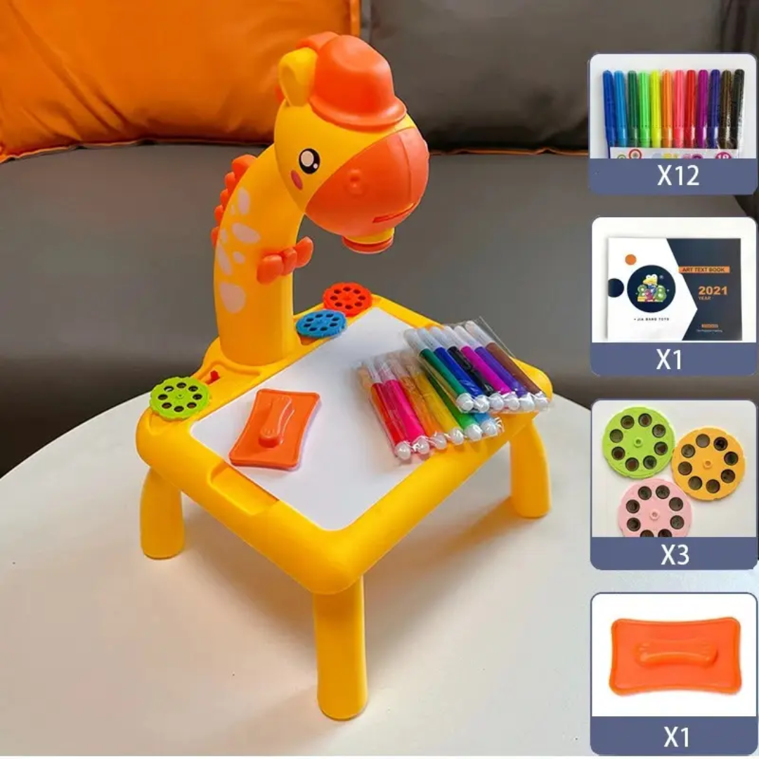 PROYECTOR PARA NIÑOS – Dibujo guiado, creatividad sin límites y aprendizaje divertido