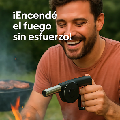 Soplador de Aire Manual Portátil – Enciende el fuego sin esfuerzo
