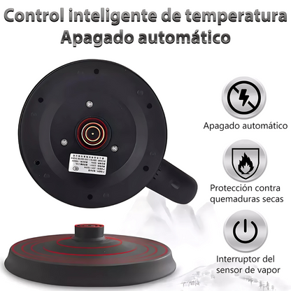 Tetera Eléctrica QuickBoil Pro - Eficiencia energética y seguridad en cada hervido.