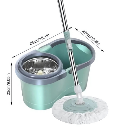 Trapero SwiftSpin Mop™ - Limpieza sin esfuerzo: exprime, gira y brilla en segundos.