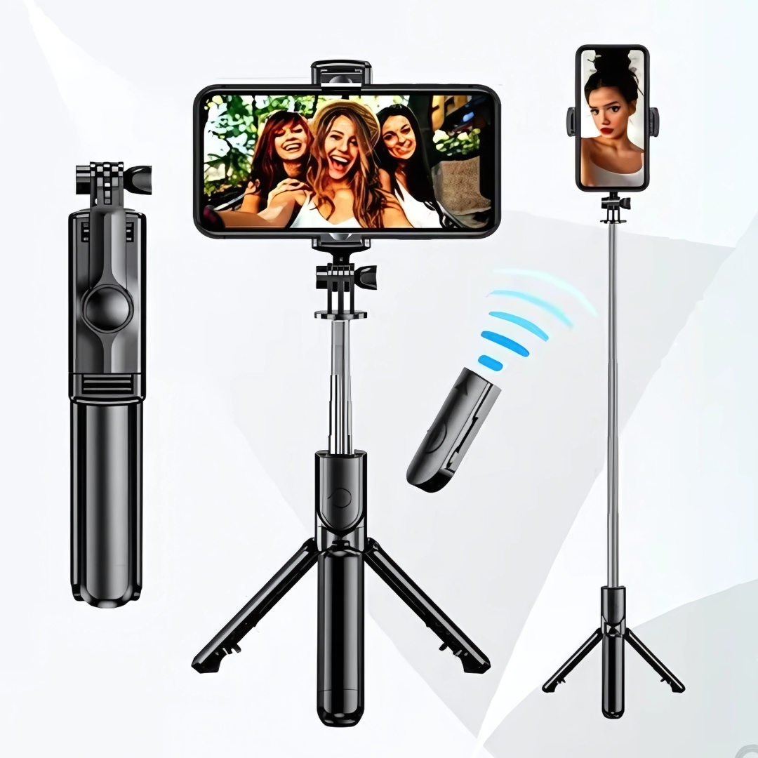 SELFIE STICK – Soporte, selfie stick y control remoto en un solo dispositivo