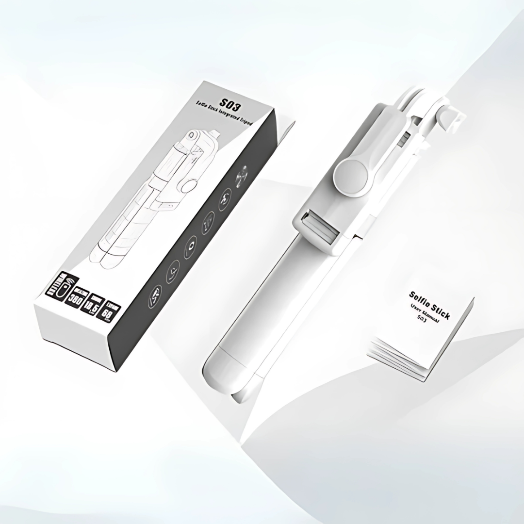 SELFIE STICK – Soporte, selfie stick y control remoto en un solo dispositivo