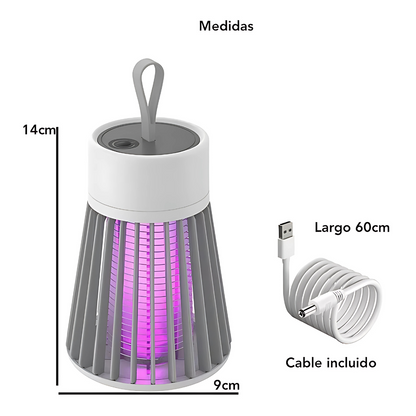 Lámpara UV Antimosquitos ZapNest - Despídete de los zumbidos y duerme en paz.