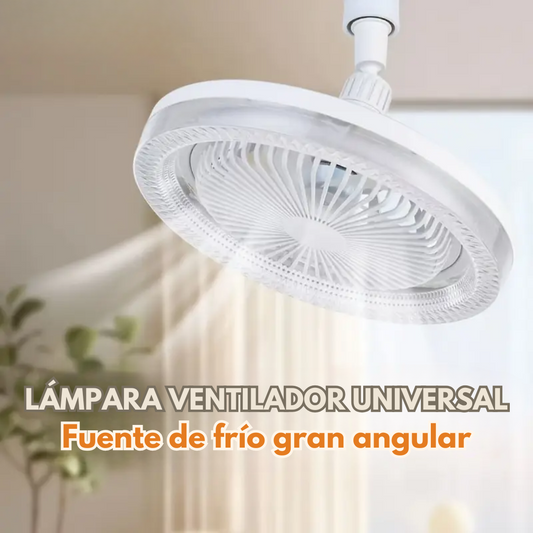 Ventilador AirLume Trio - Ventilación potente, luz ambiental y energía al instante, siempre contigo.
