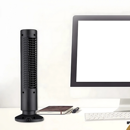 Mini Ventilador CoolEdge Tower - Potente en frescura, discreto en sonido.